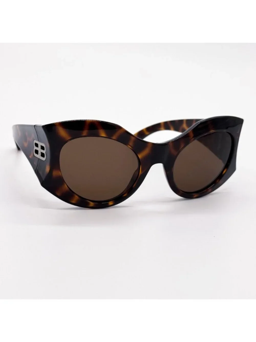NEW BALENCIAGA BB0256S 002 SUNGLASSES BROWN BUTTERFLY WOMEN EYEWEAR BALENCIAGA - Picture 5 of 9